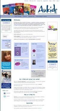 Aukids Magazine website screenshot