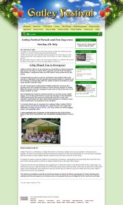 Gatley Festival website screenshot